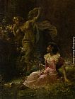 Hans Zatzka Famous Paintings - The Daydream of Demeter